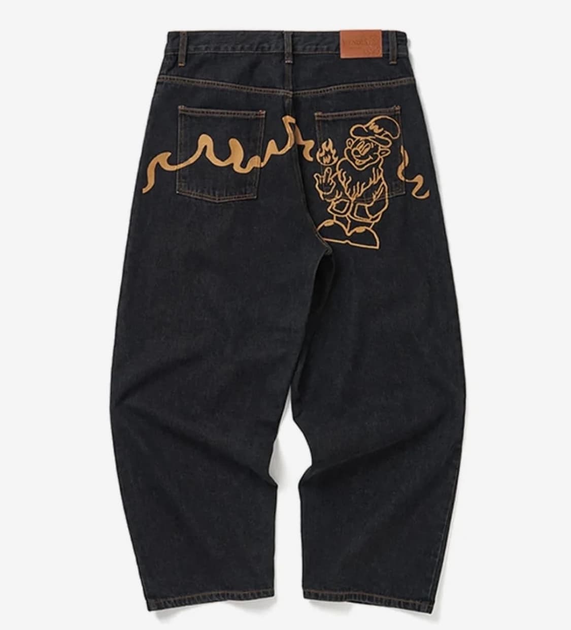 위캔더스 블랙 데님팬츠 M 상품이미지1