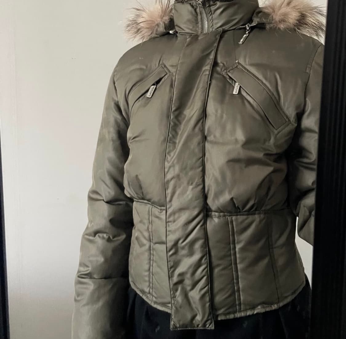 DKNY 퍼 패딩 자켓 상품이미지1