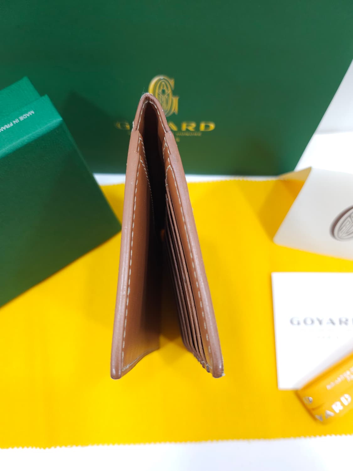 고야드 생로슈 장지갑 블랙/탄 상품이미지4