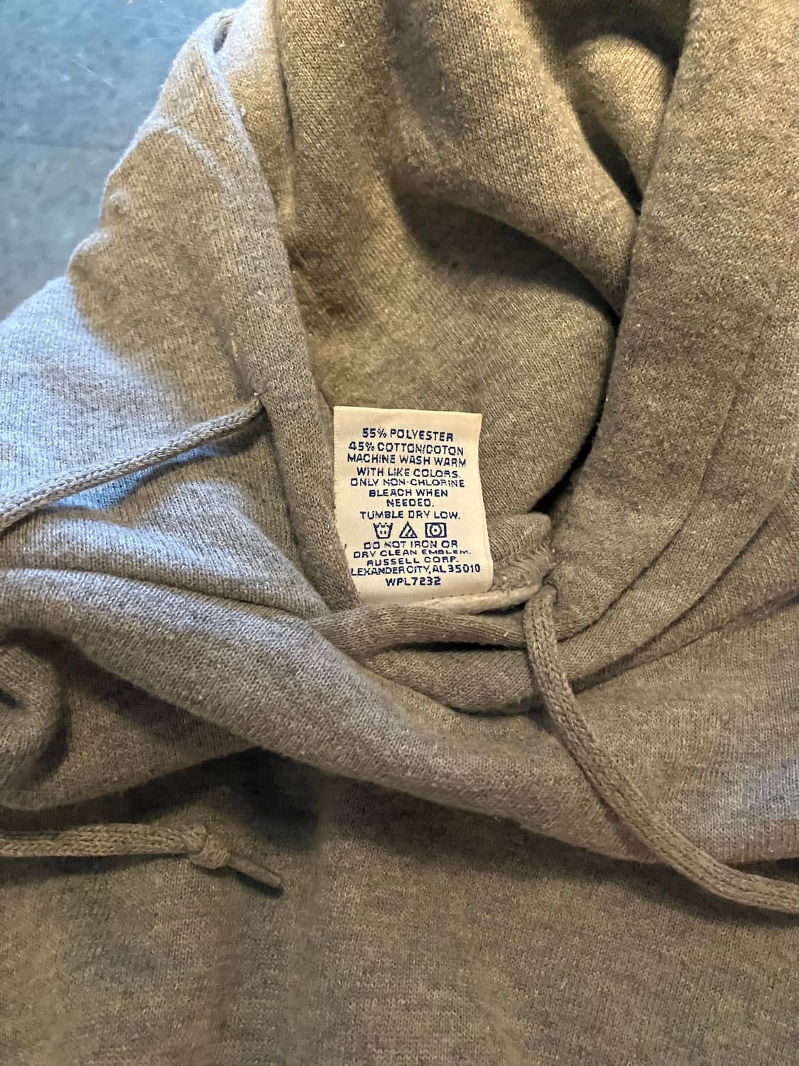 00s 빈티지 러셀 플레인 후드 스웻 셔츠 상품이미지7