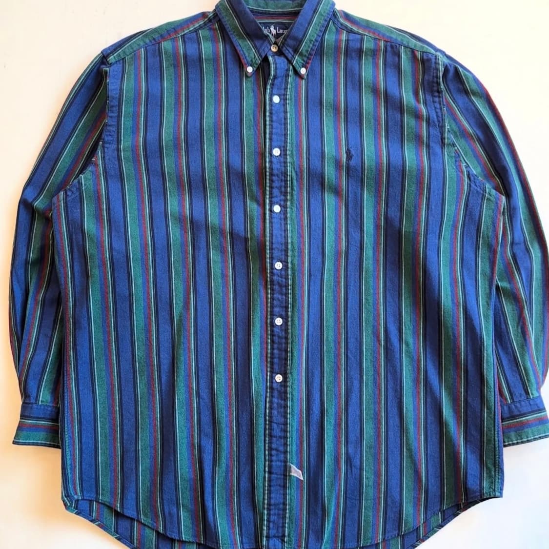90‘s 폴로 랄프로렌 클래식 스트라이프 셔츠 상품이미지4