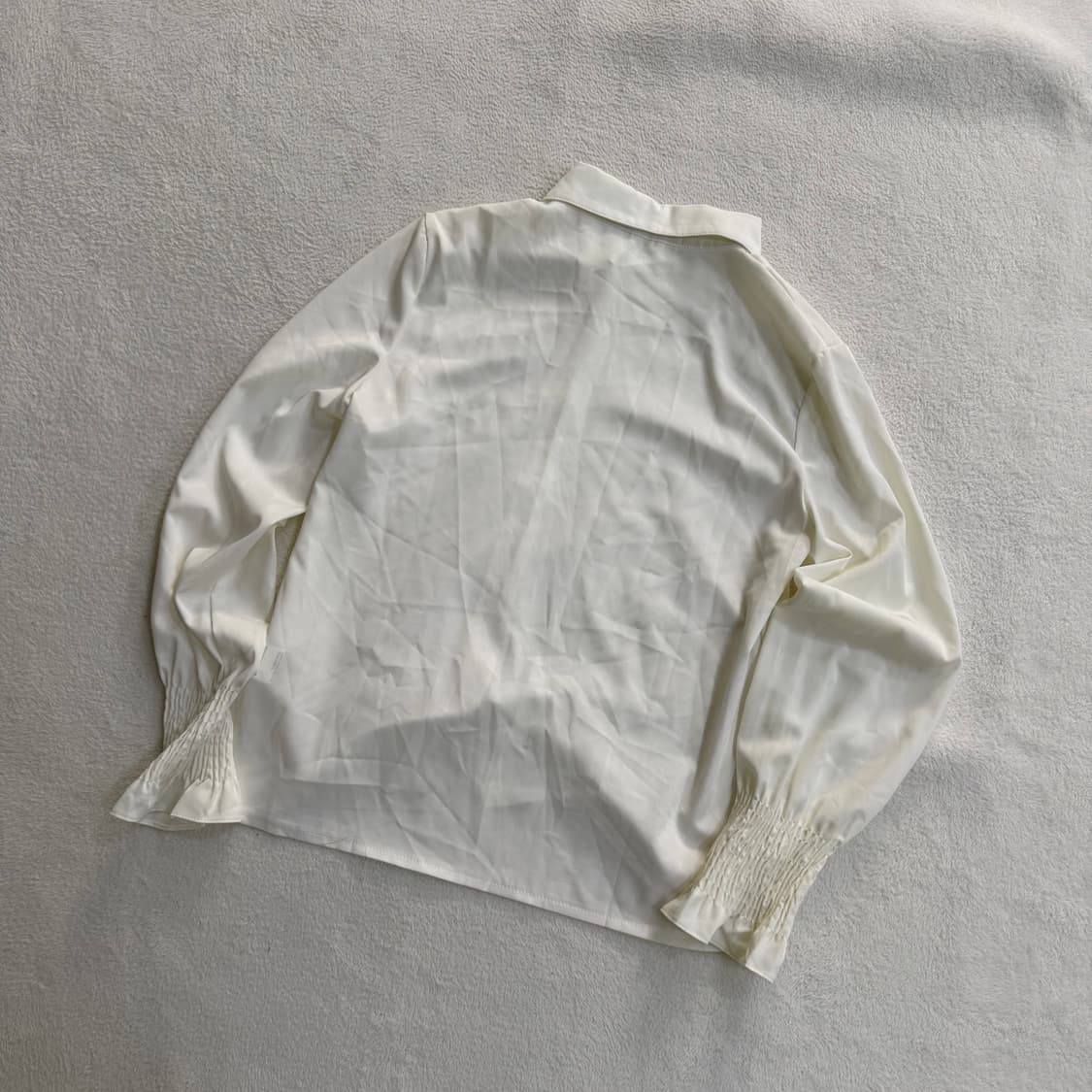 실측확인 빈티지 셔링 디테일 셔츠 0415T 상품이미지2