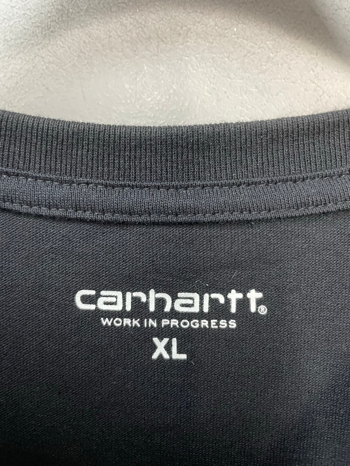 칼하트 WIP 그래픽 블랙 반팔 H2554 상품이미지5