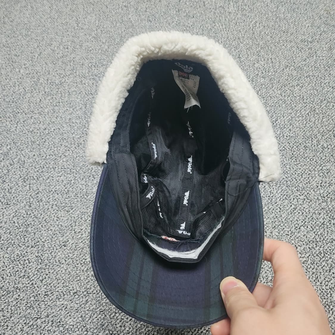 Gola 골라 체크 귀달이 군밤모자 상품이미지4