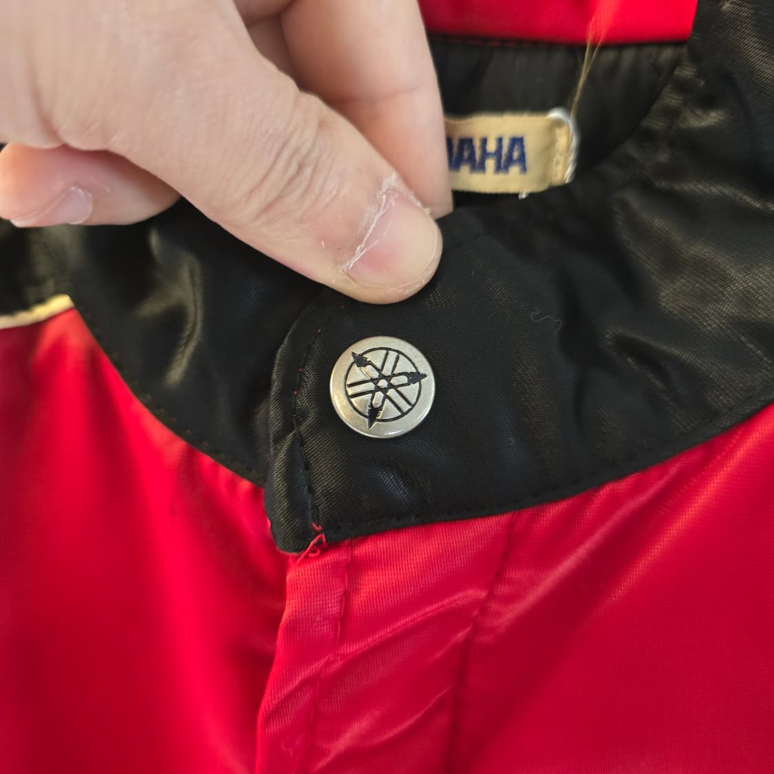 야마하 YAMAHA 레이싱 자켓 레드 블랙 빈티지 상품이미지4