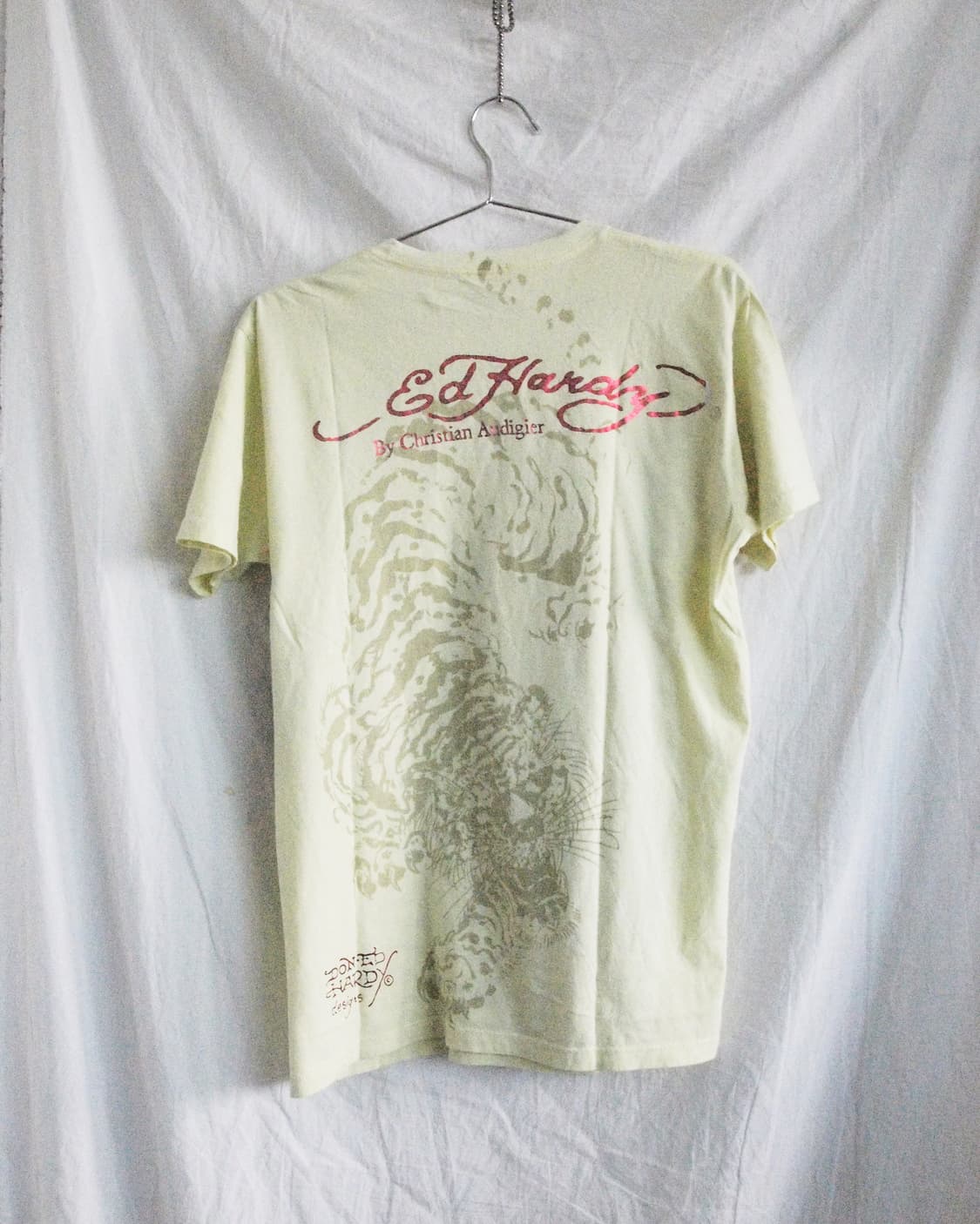 00s 에드하디 usa 타투 하프슬리브 티셔츠 상품이미지6