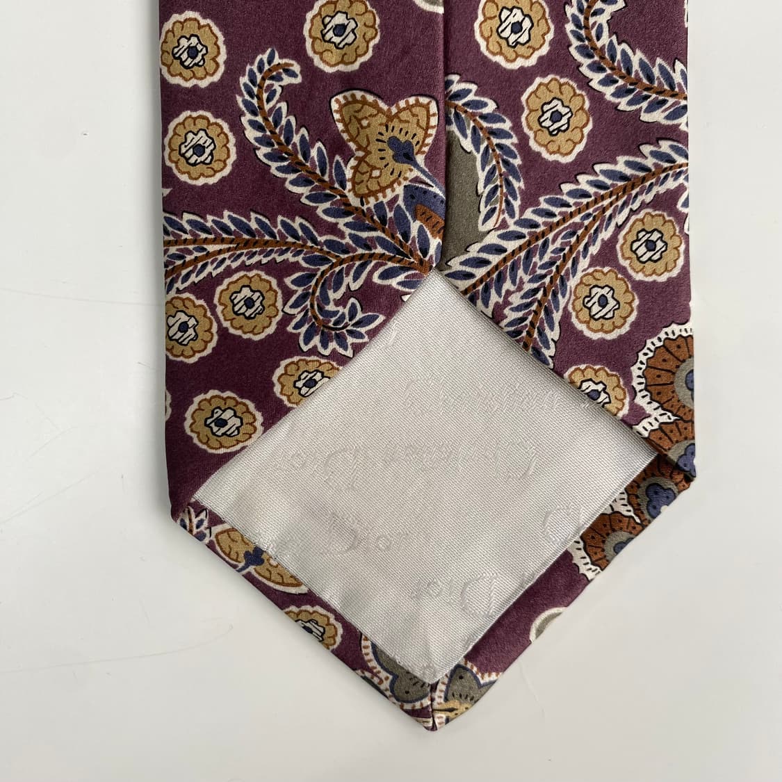 크리스찬 디올(Dior) 명품 정품 페이즐리 넥타이 상품이미지7