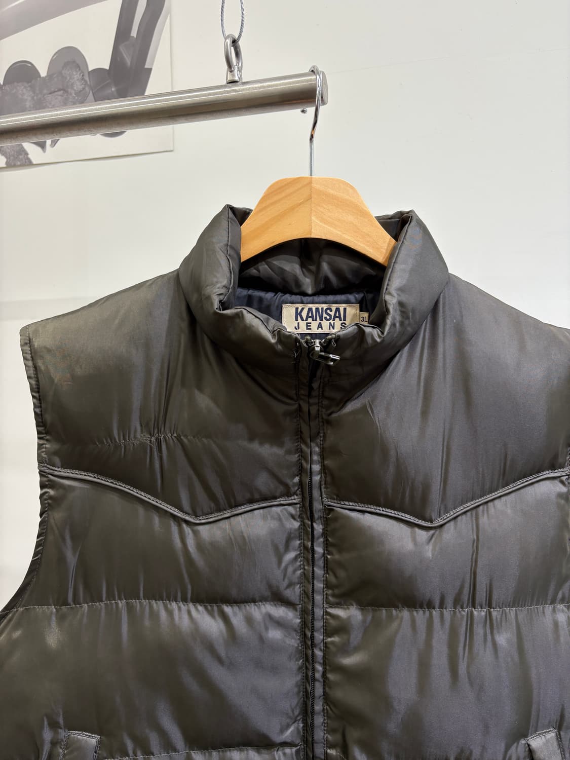KASAI JEANS 패딩베스트 상품이미지2
