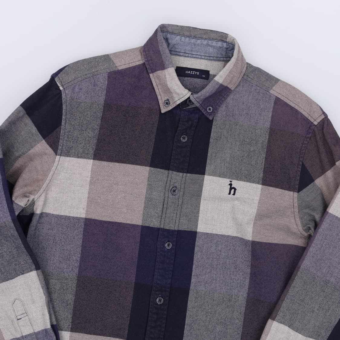100 헤지스 고급 플란넬 체크 셔츠 남방 4275 상품이미지3