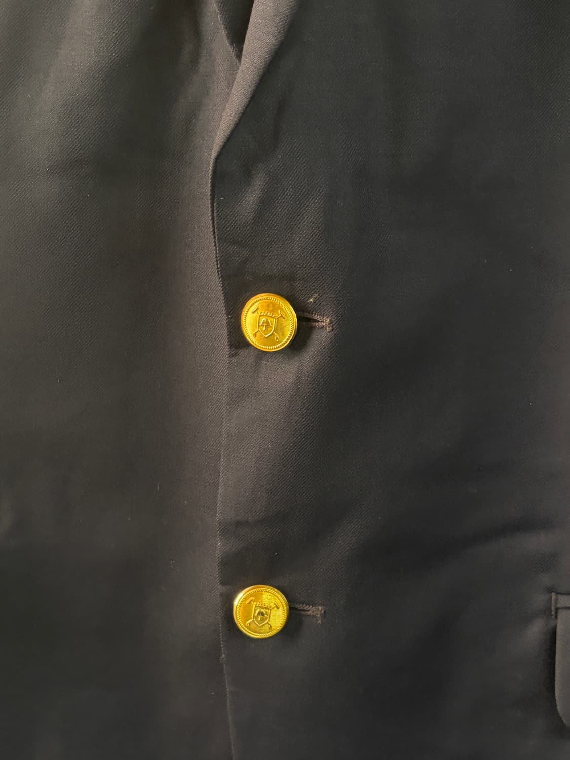 J1 랄프로렌 금장 네이비 블레이저 40R 상품이미지2