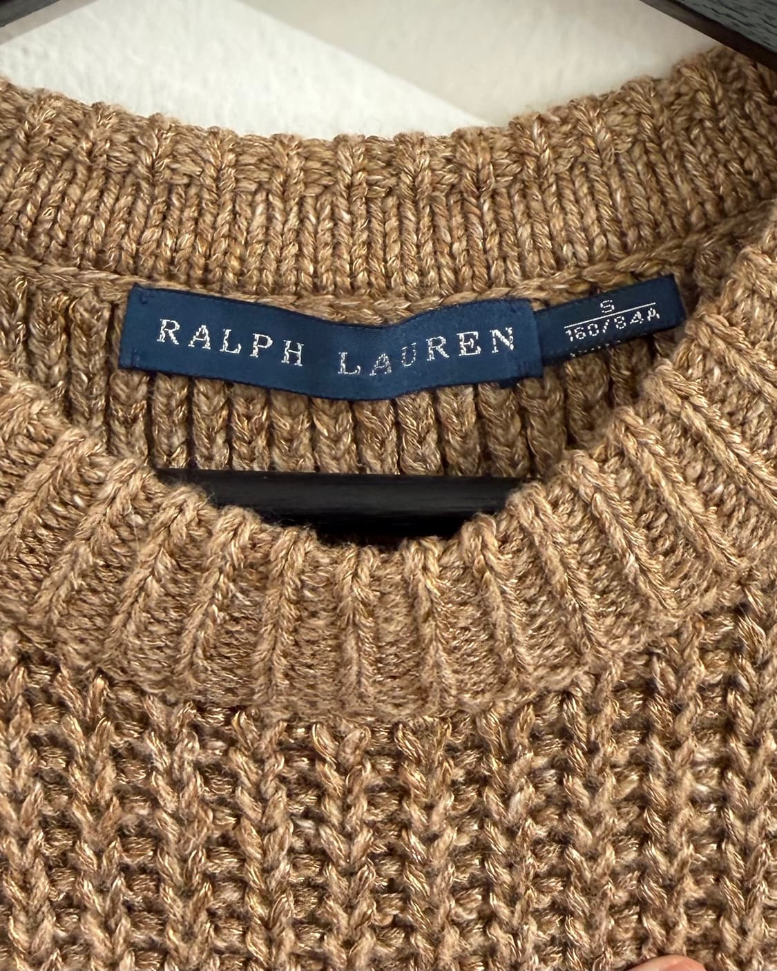 랄프로렌 브라운 롱 스웨터 베스트 상품이미지7