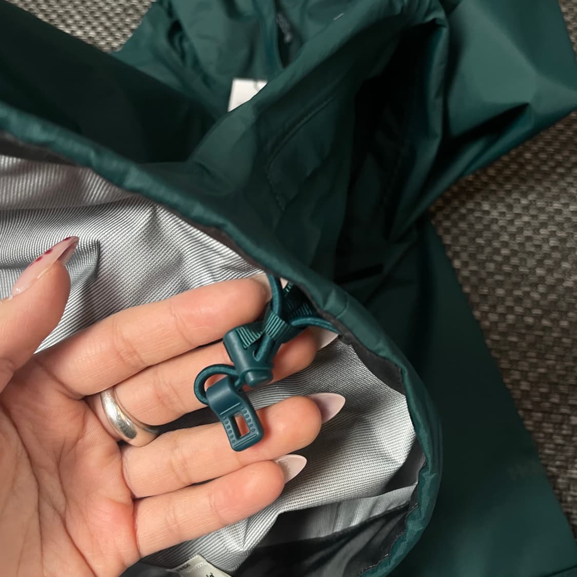 파타고니아 청록 바람막이 XS 상품이미지8