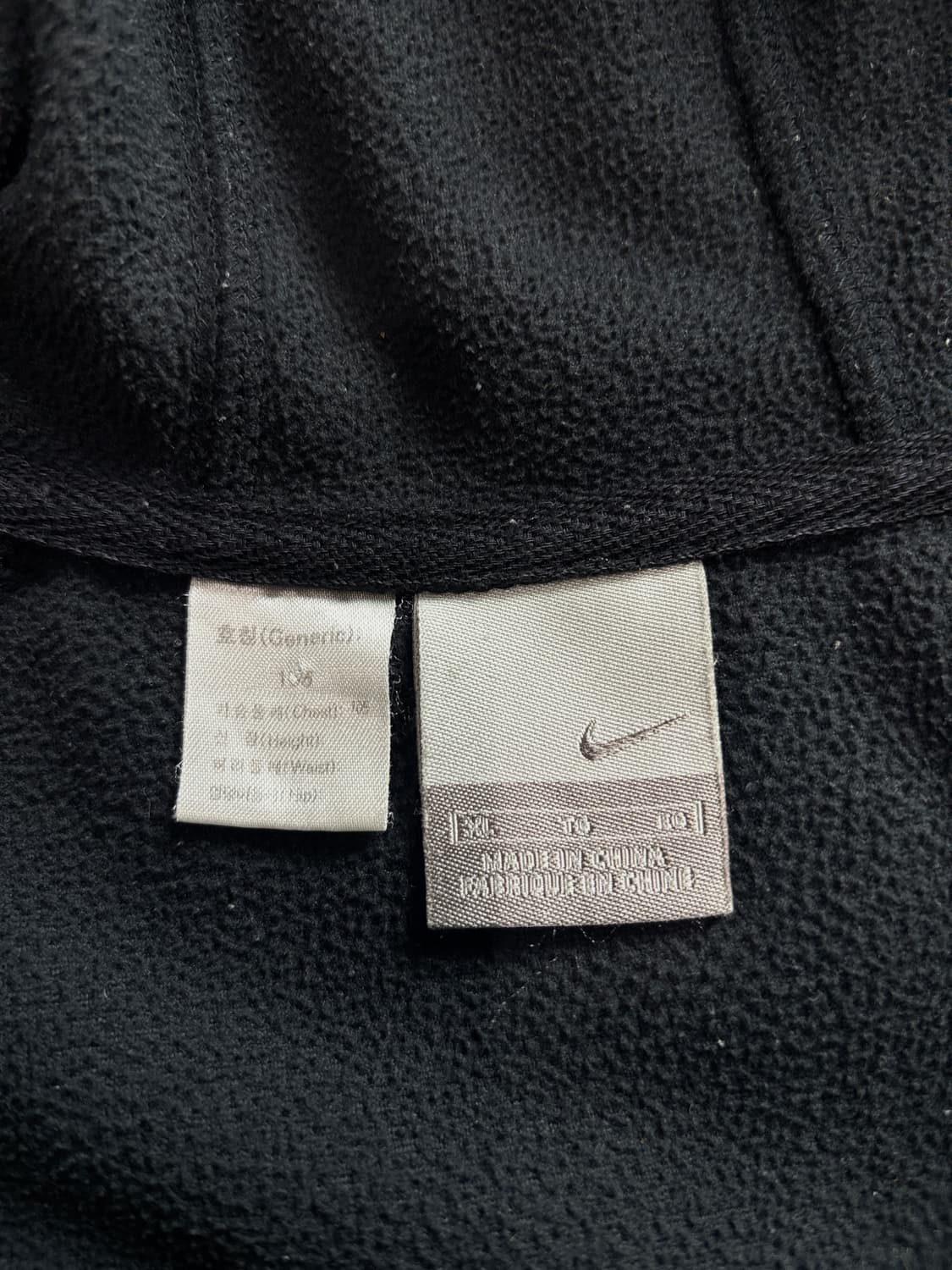 00s 나이키 올드스쿨 블랙 후디 플리스 자켓 3401 상품이미지3