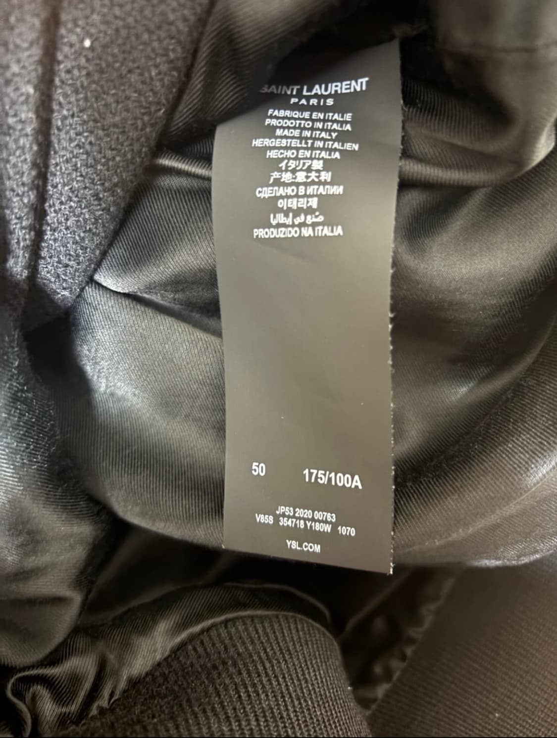 20 생로랑 테디 자켓 50 사이즈 Saint Laurent 상품이미지4