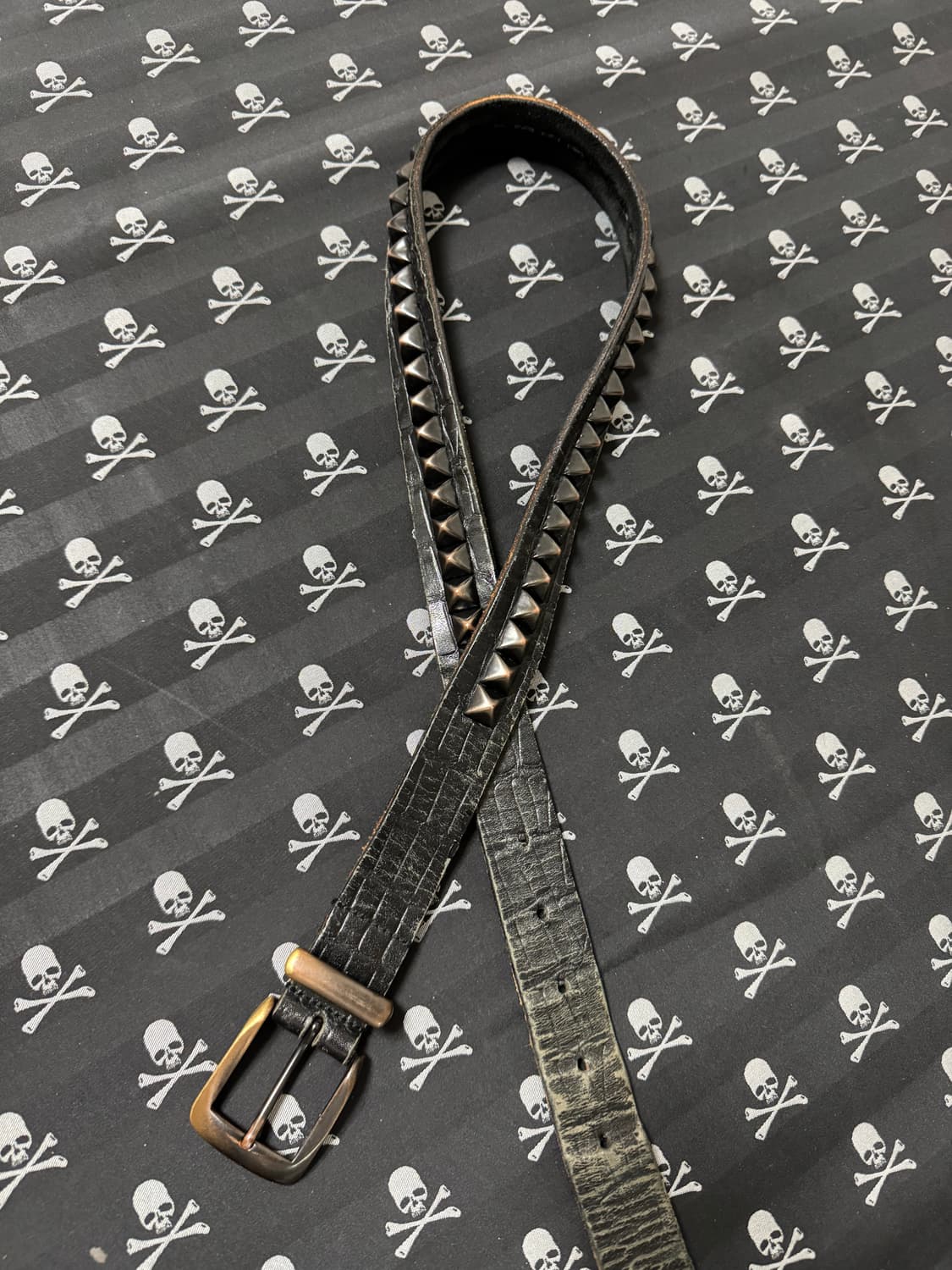 “Tornado Mart” Black Stud Belt 상품이미지1