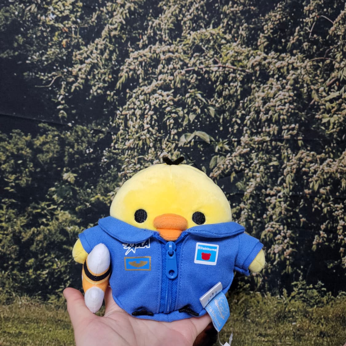 [레어]산엑스 JAXA 콜라보 한정판 키이로이토리 키링 상품이미지1