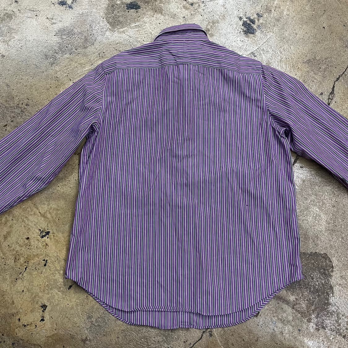 [정품/M] 폴로 랄프로렌 보라색 스트라이프 셔츠 b8 상품이미지4