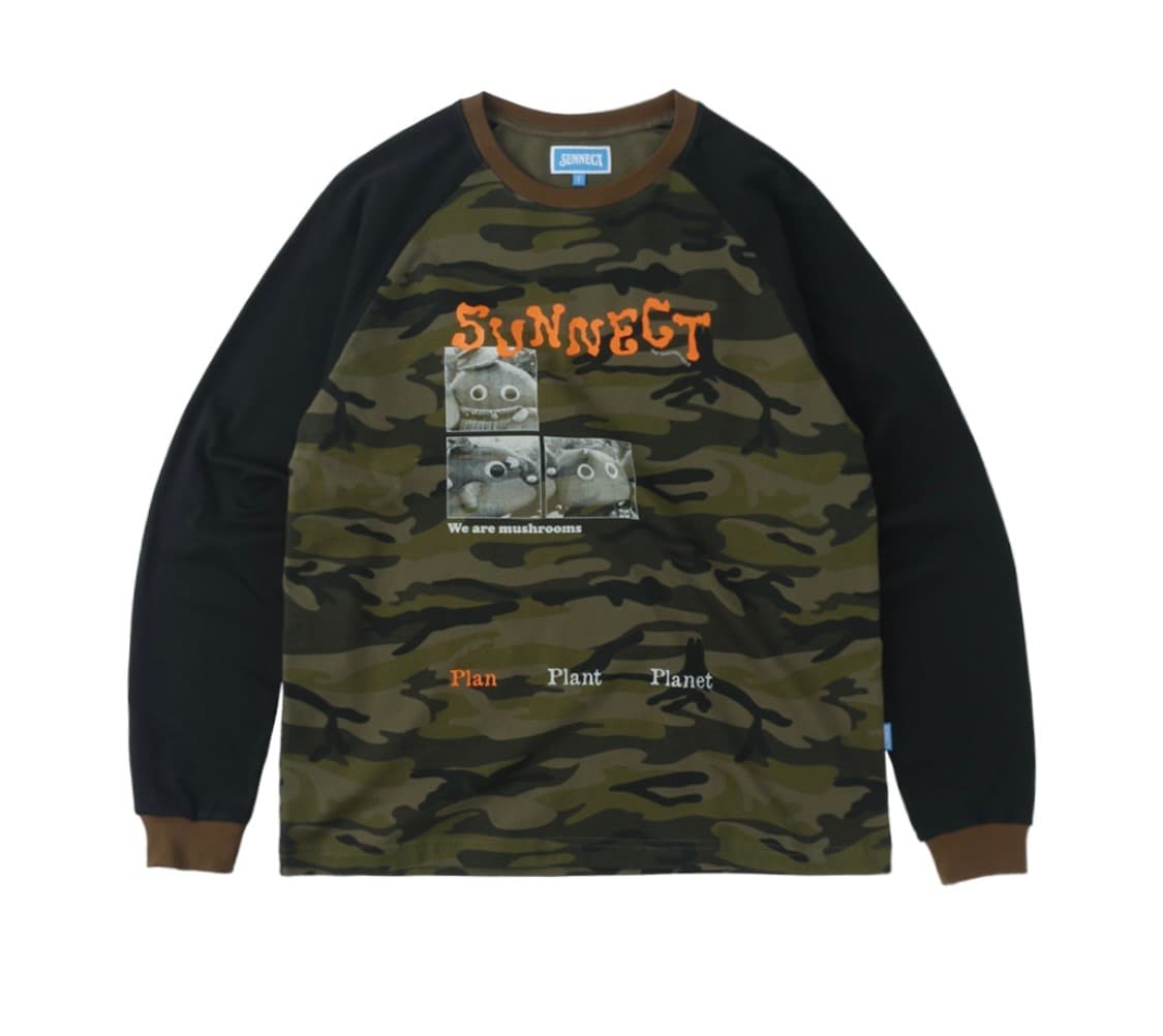 써넥트 레글런 카모 롱슬리브 상품이미지1