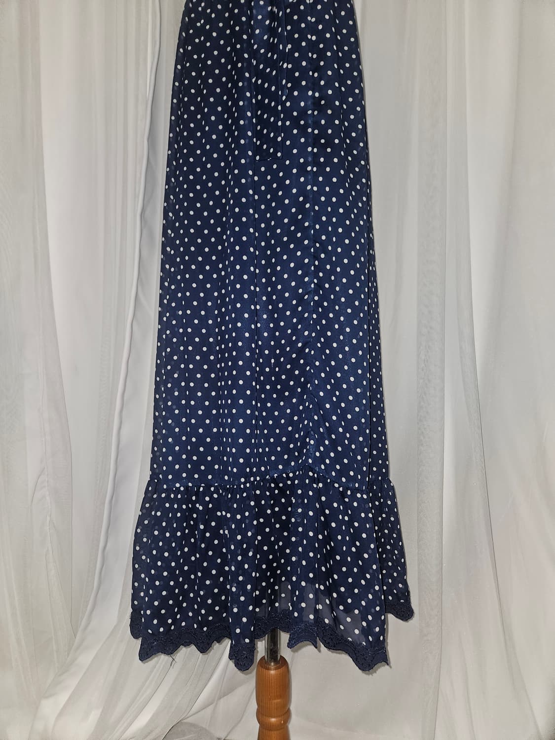 pinky girls 네이비 도트 히메 탑 드레스 상품이미지3