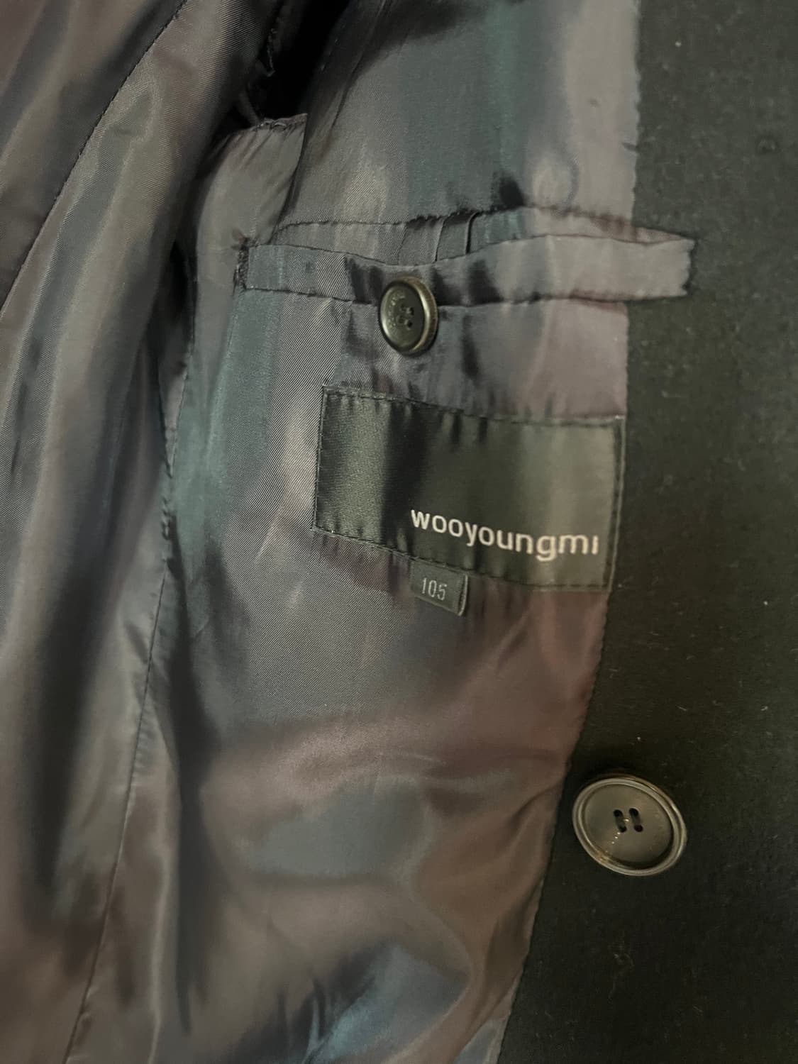 Wooyoungmi(우영미) 더블 브레스티드 하이넥 울코트 상품이미지4