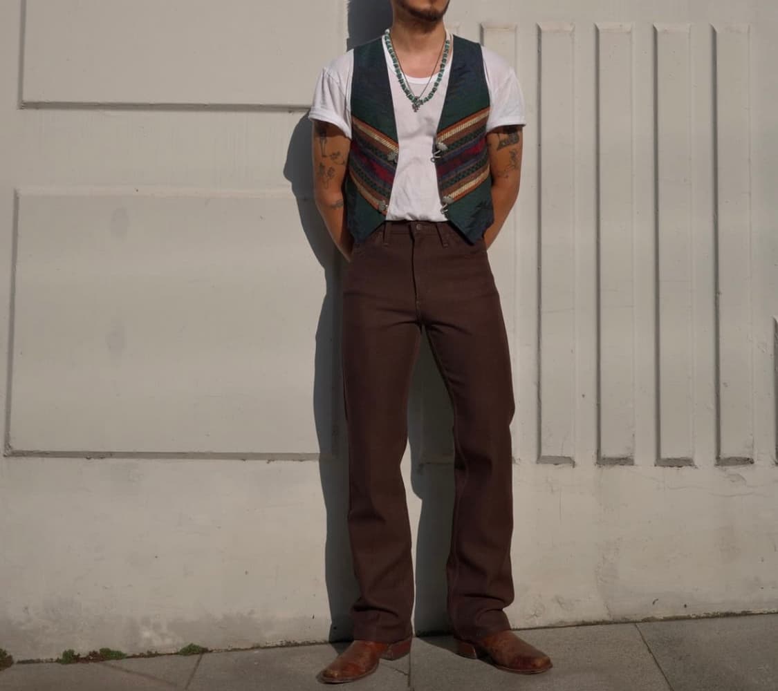 90's Roper South Western Vest 웨스턴 베스트 상품이미지6