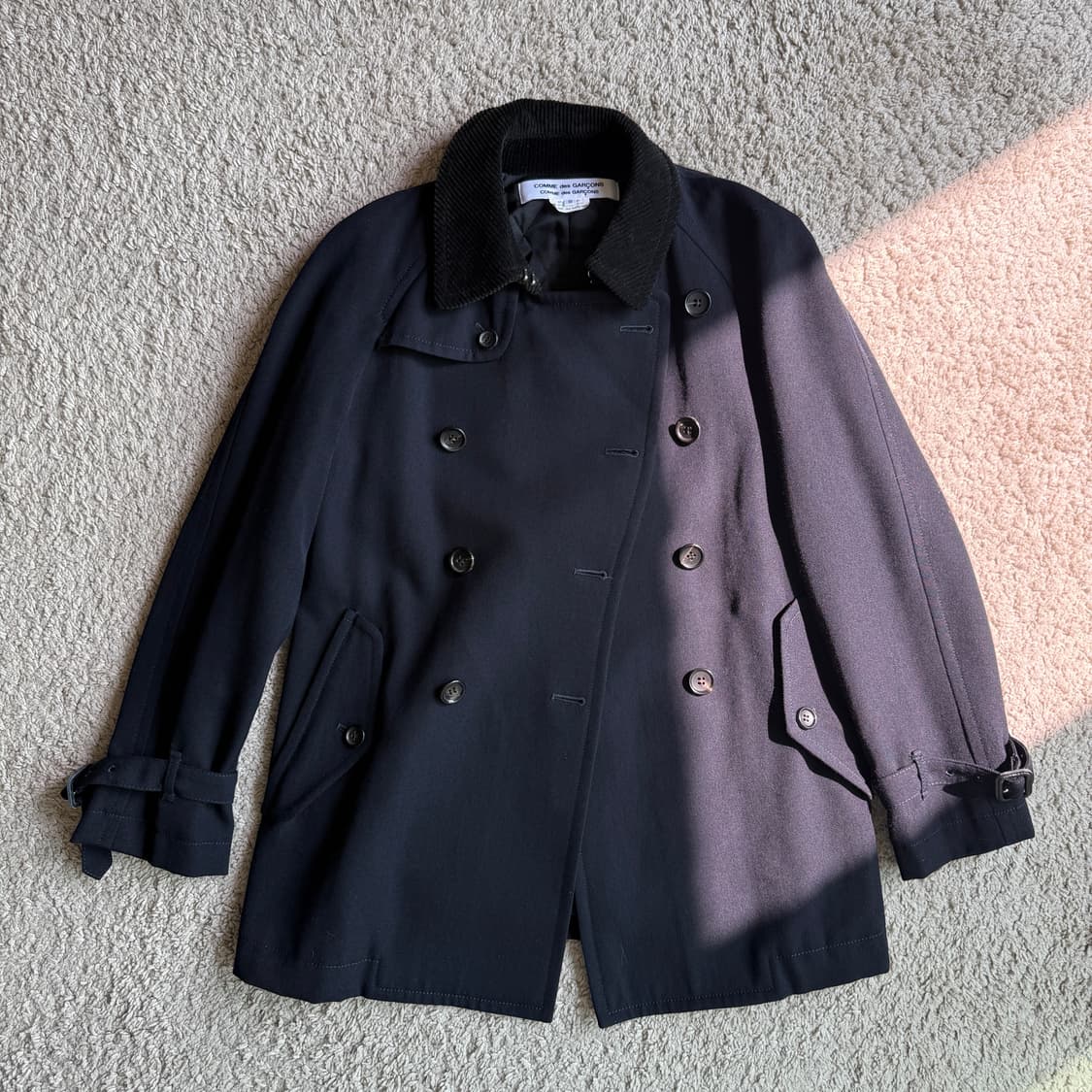 꼼데가르송 피코트 코듀로이 카라 자켓 상품이미지1