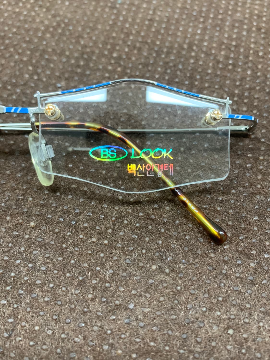 백산 90’s 아카이브 림리스 무테안경 상품이미지3