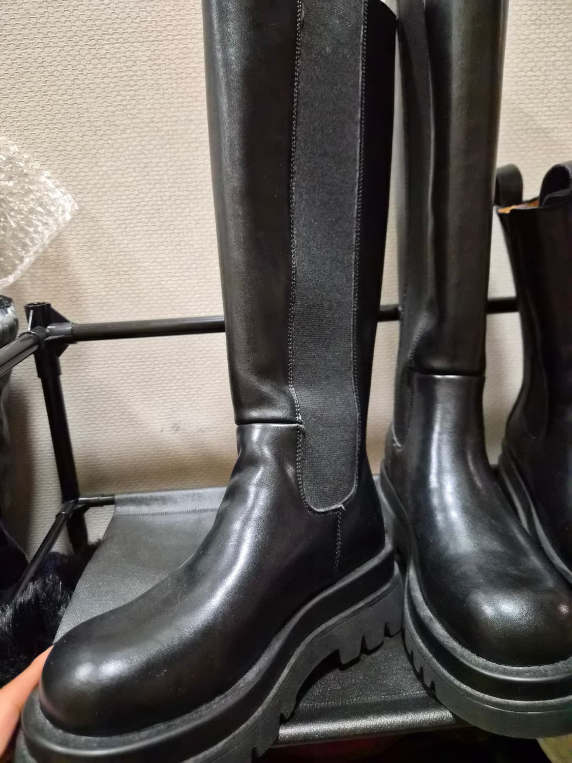 베지터블 소가죽 롱부츠 상품이미지2