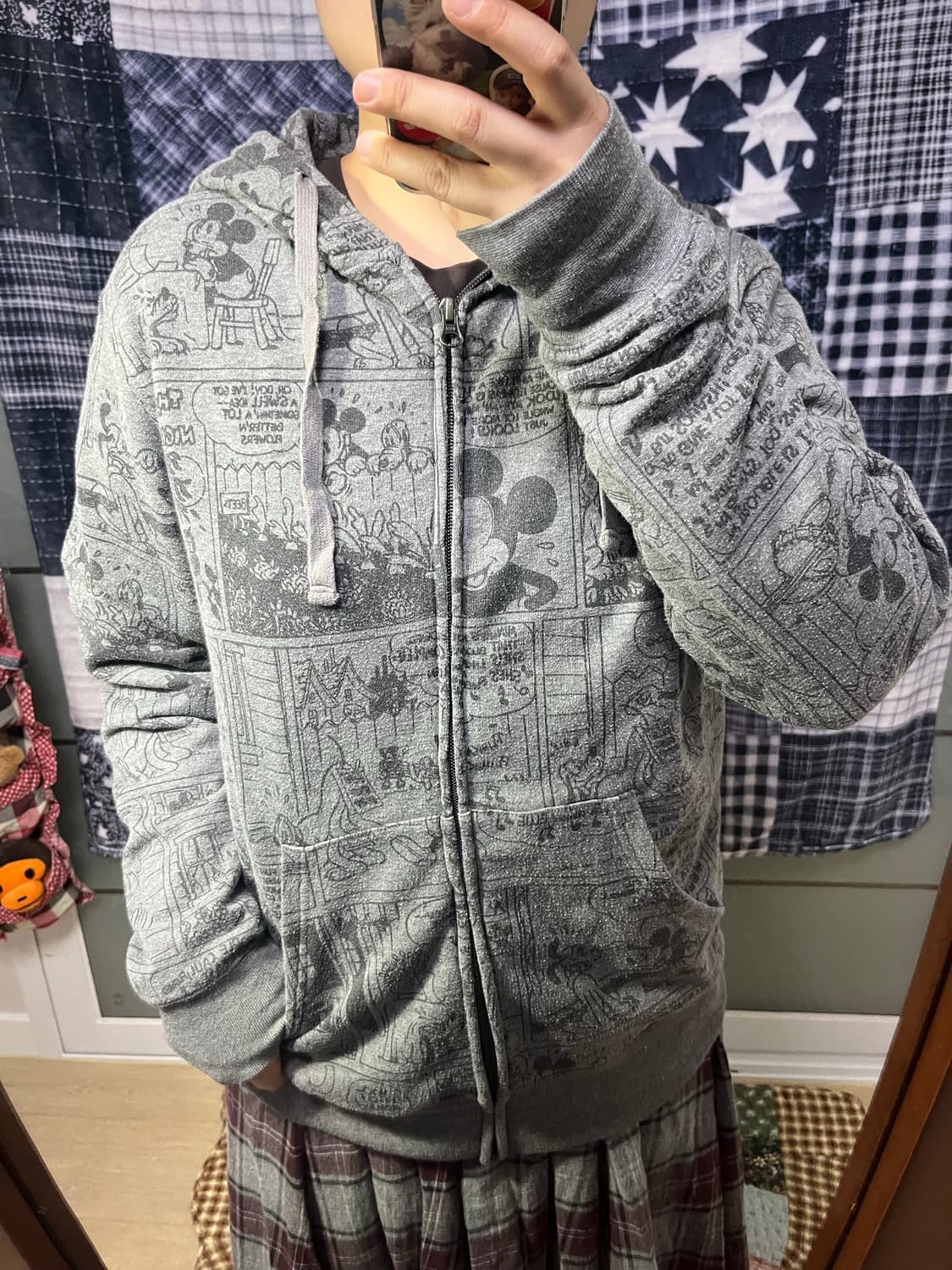 디즈니 코믹스 프린트 후드집업 상품이미지3