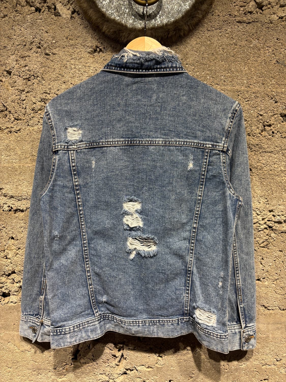 Bluenotes Denim 빈티지 워싱 데님 자켓 상품이미지2