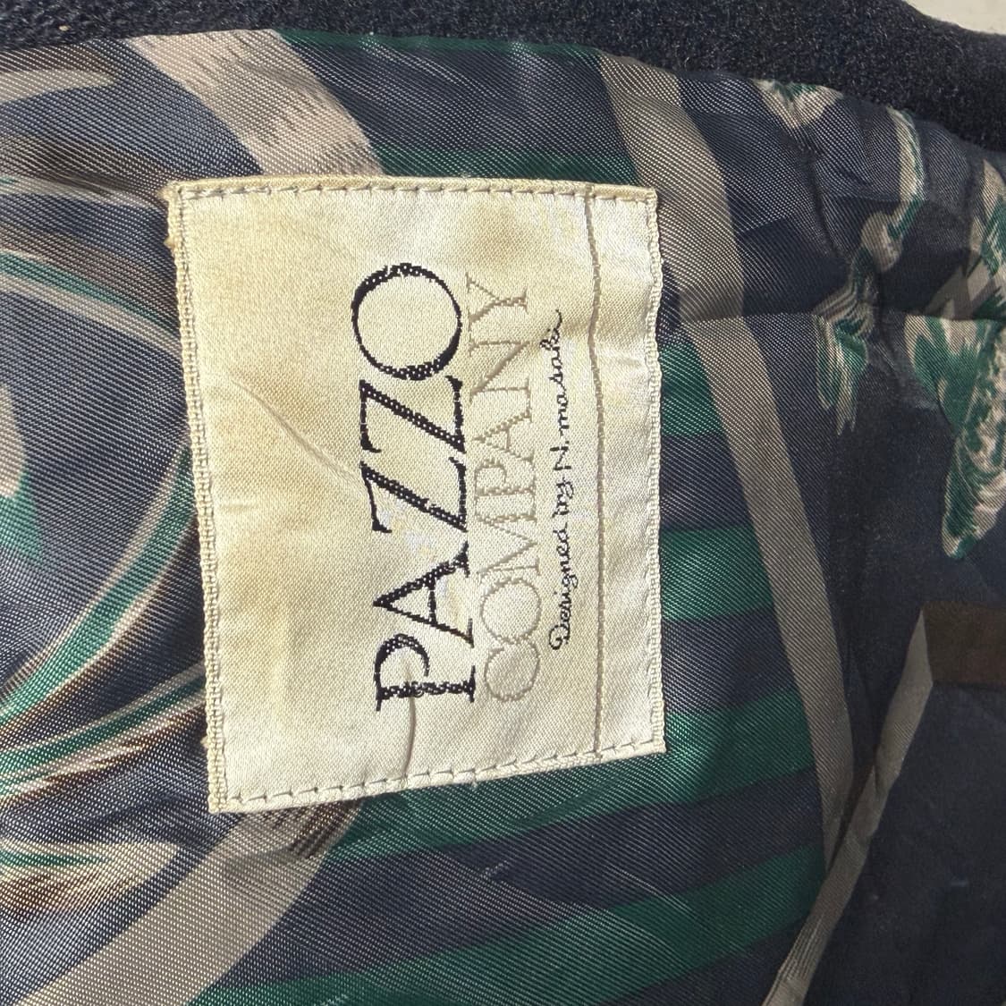 90s pazzo 바시티 스타디움 가죽 자켓 상품이미지4