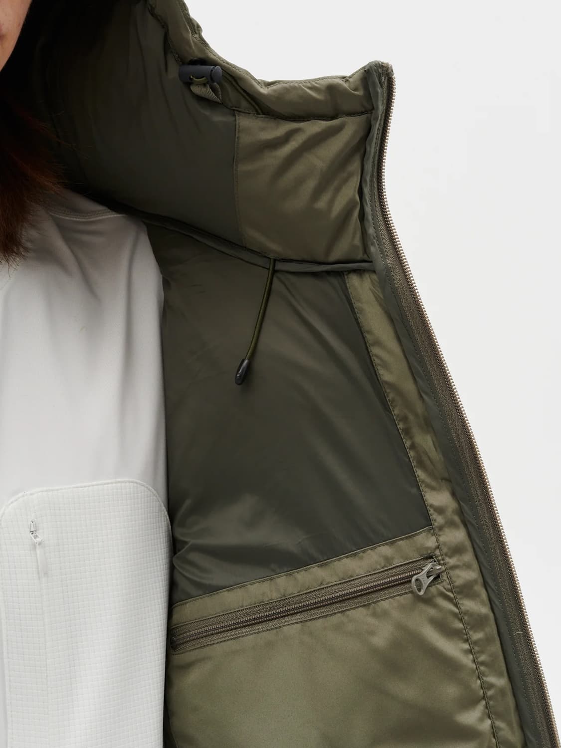 하이킹 패트롤 덕다운 패딩 그린 상품이미지7