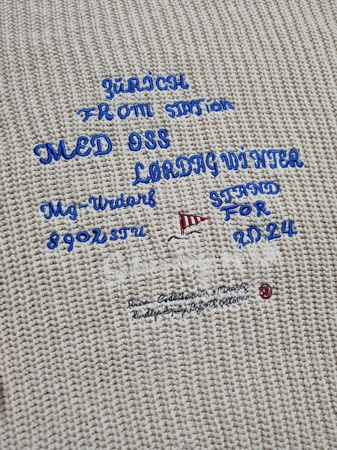 stu office 니트 스웨터 m size 상품이미지4