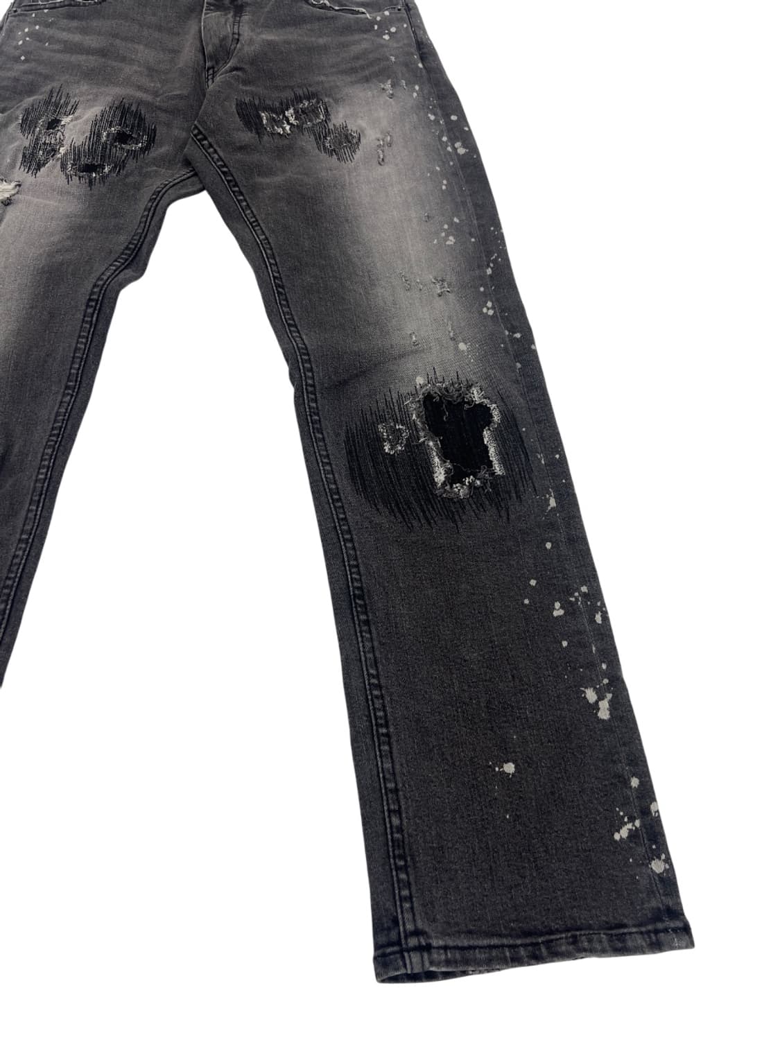 넘버나인 총알 스트레치 그런지 데님 복각판 상품이미지4