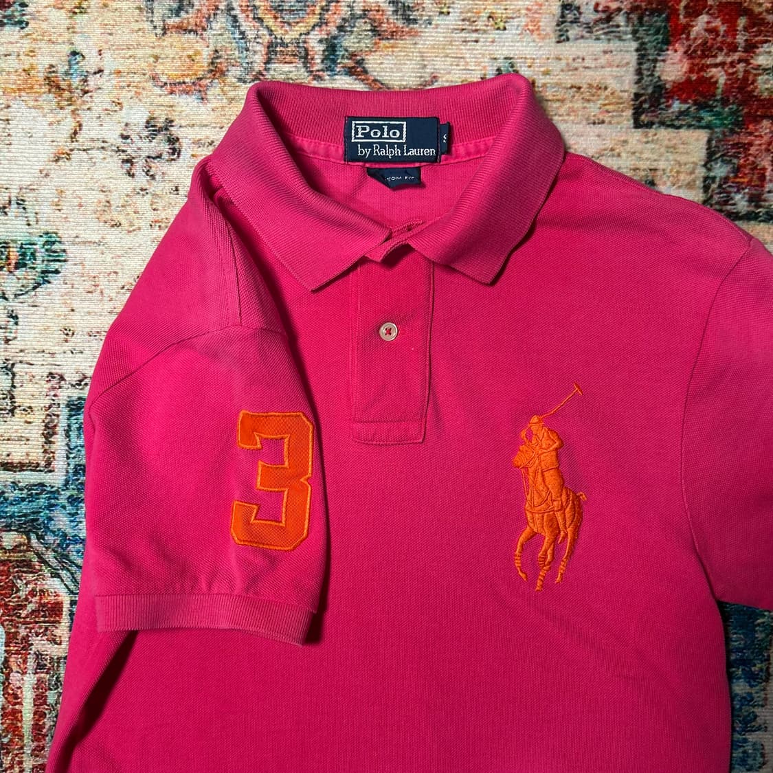 [S] 폴로 랄프로랜 핑크 빅포니 반팔 티셔츠 상품이미지3