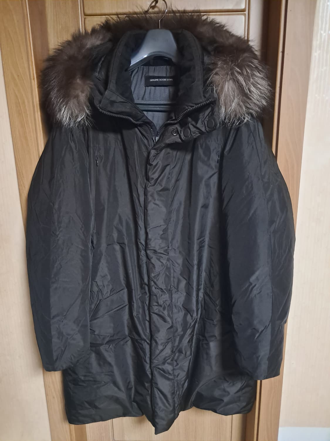 지오지아 폭스퍼 롱패딩 남성110  상품이미지1