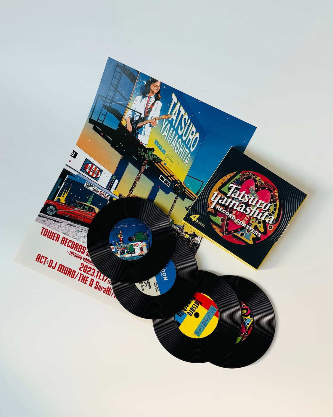 야마시타 마츠로 | LP 레코드 코스터 (+포스터 서비스) 상품이미지1