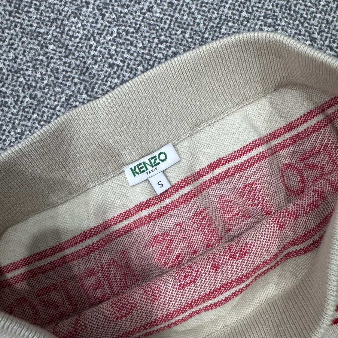 겐조 로고 패턴 니트 스커트 상품이미지3