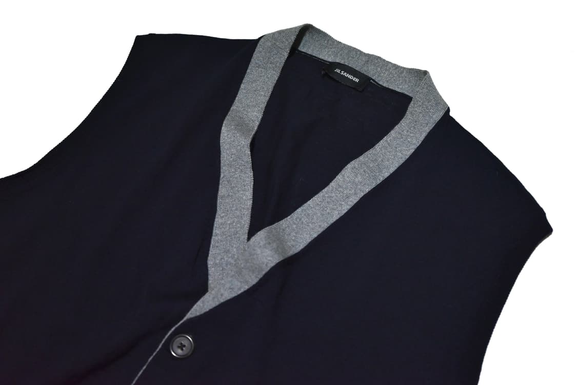 Jil sander by Raf 12FW knit vest 상품이미지2