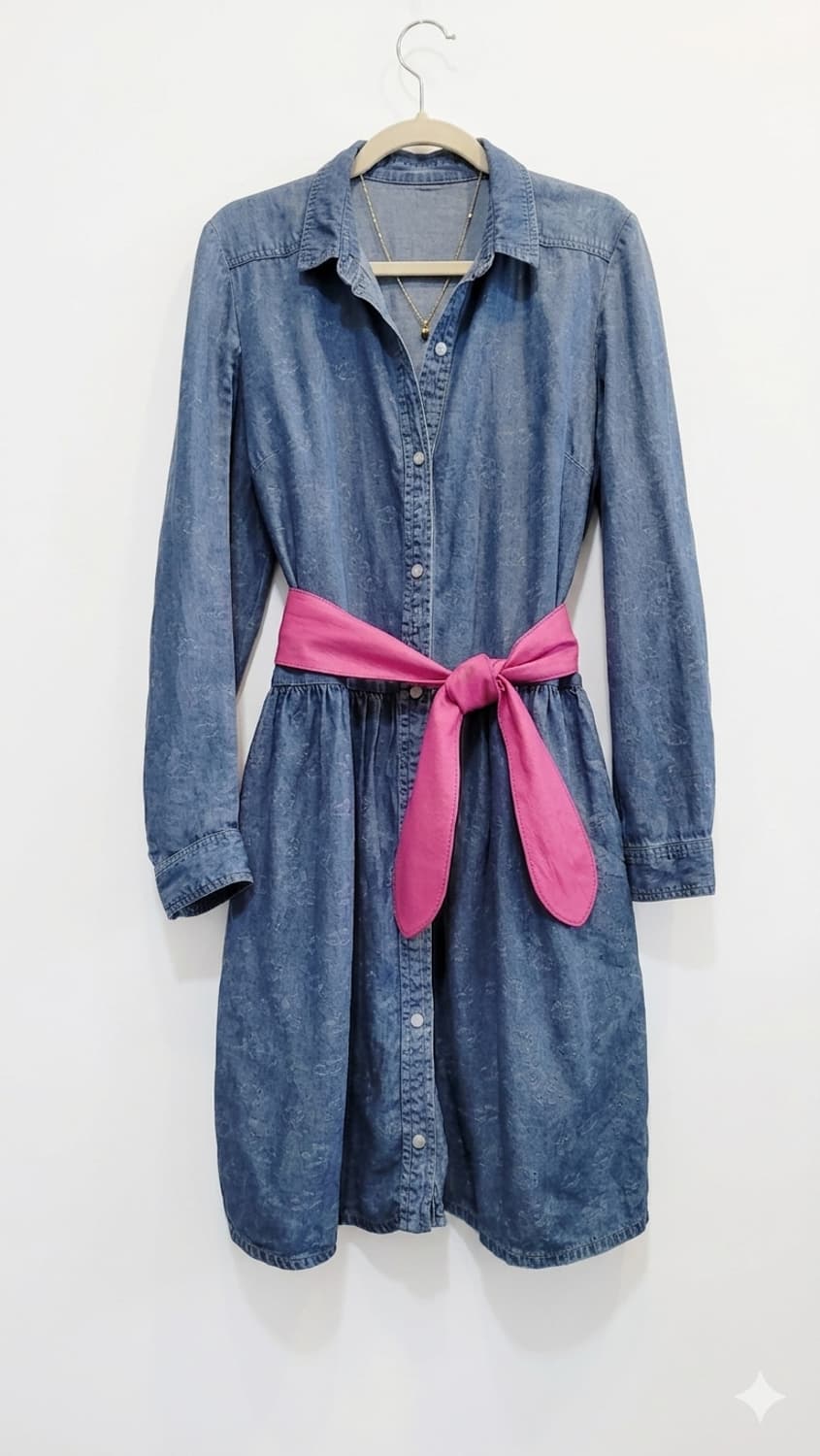 더쿠플스 텐셀 데님 원피스 상품이미지3