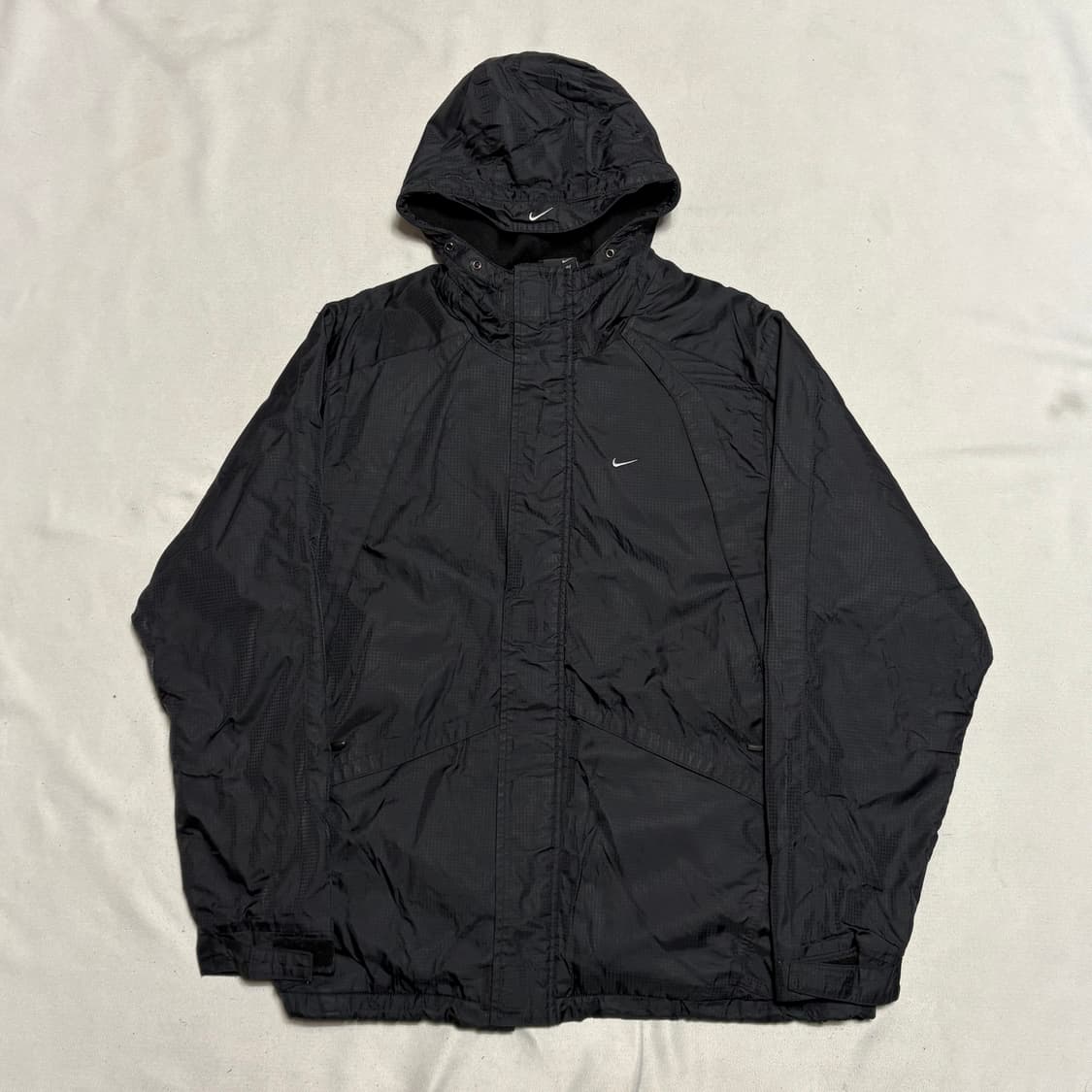 XL 나이키 스우시 올드스쿨 블랙 자켓 상품이미지2