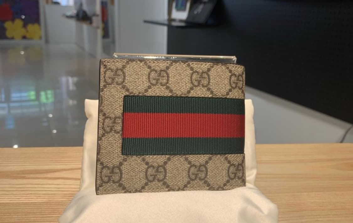  [정품] 구찌 GG 수프림 웹 스트라이프 반지갑 풀구성품
 상품이미지2