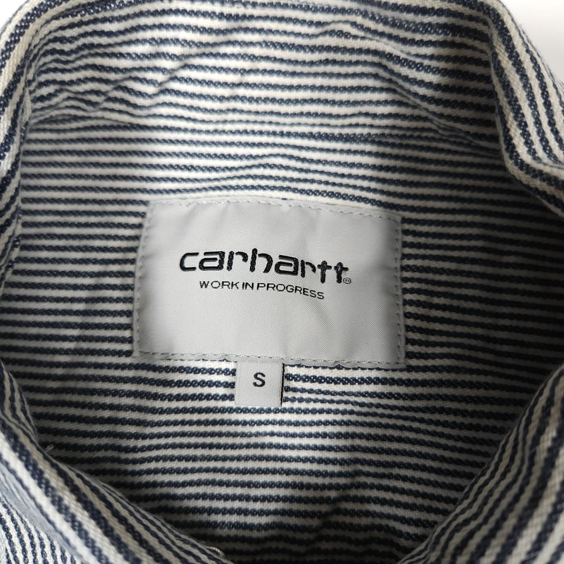 칼하트 히코리 스트라이프 셔츠 자켓 상품이미지3