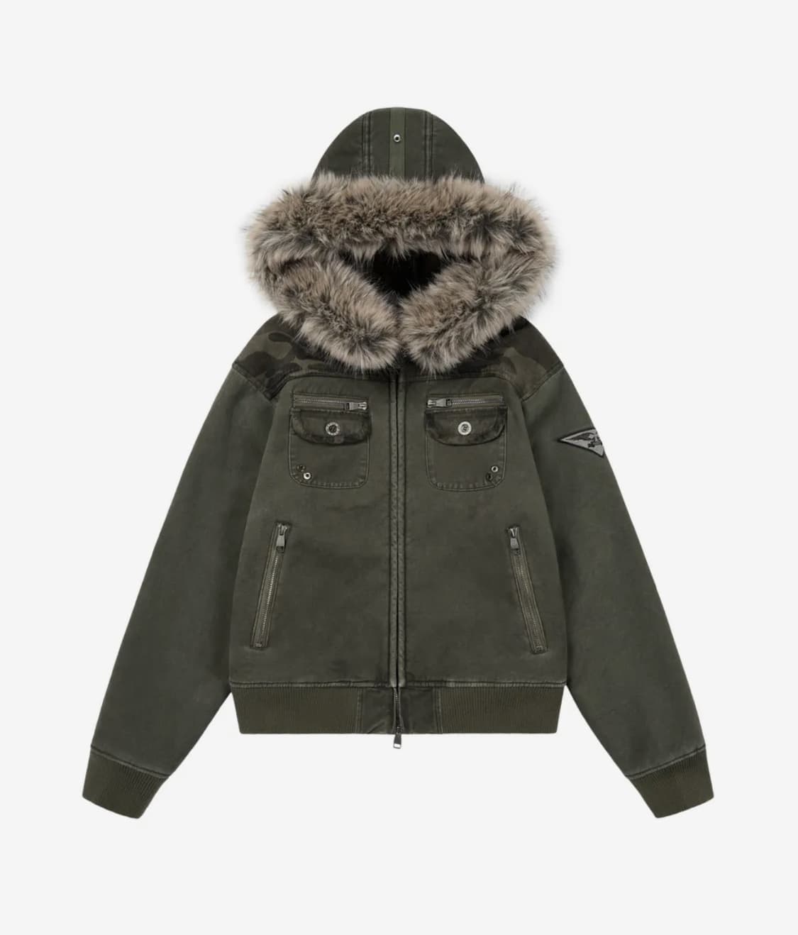 Aakam Fur Camo Contrast Jacket 1 상품이미지1