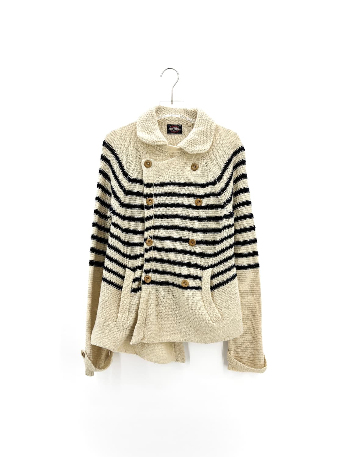 빈티지 스트라이프 울 가디건 상품이미지1