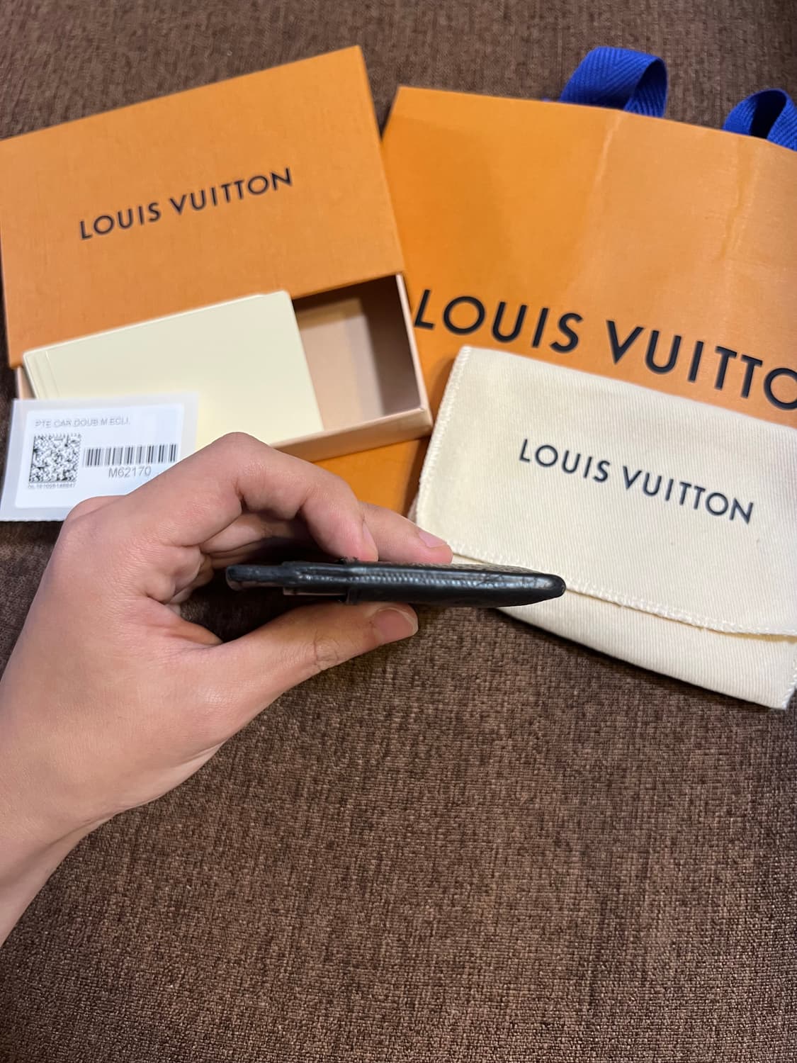 (정품) 루이비통 이클립스 카드지갑 상품이미지4