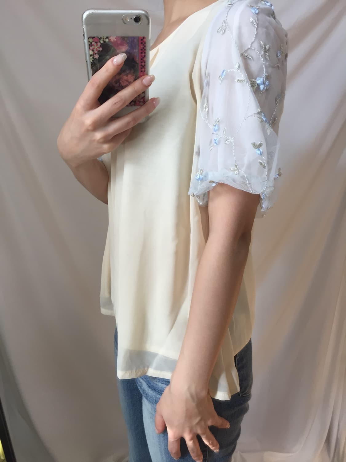 엑시즈팜 꽃 블라우스 상품이미지9