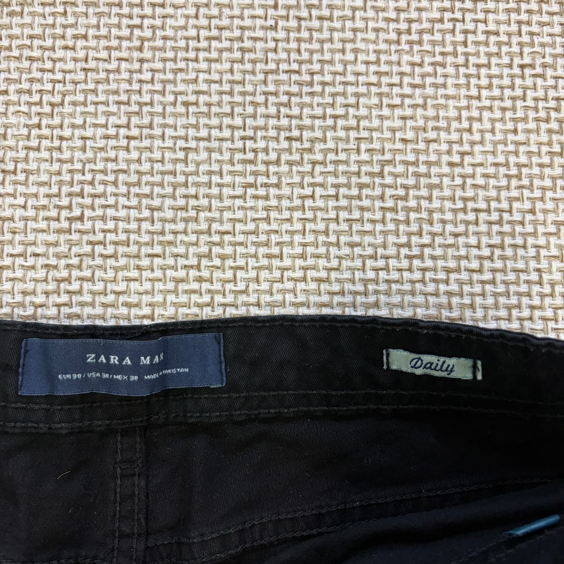 30 자라 남성 블랙 바지 0609D2 상품이미지5