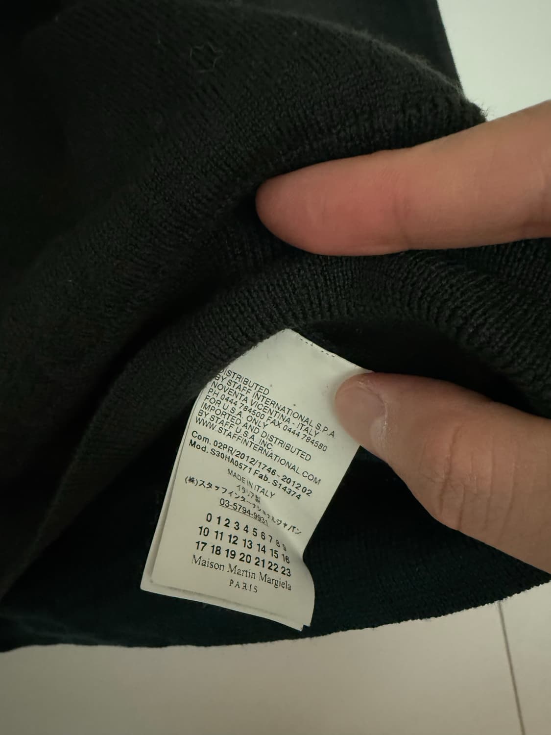 마르지엘라 터틀넥 니트 (1) 상품이미지3