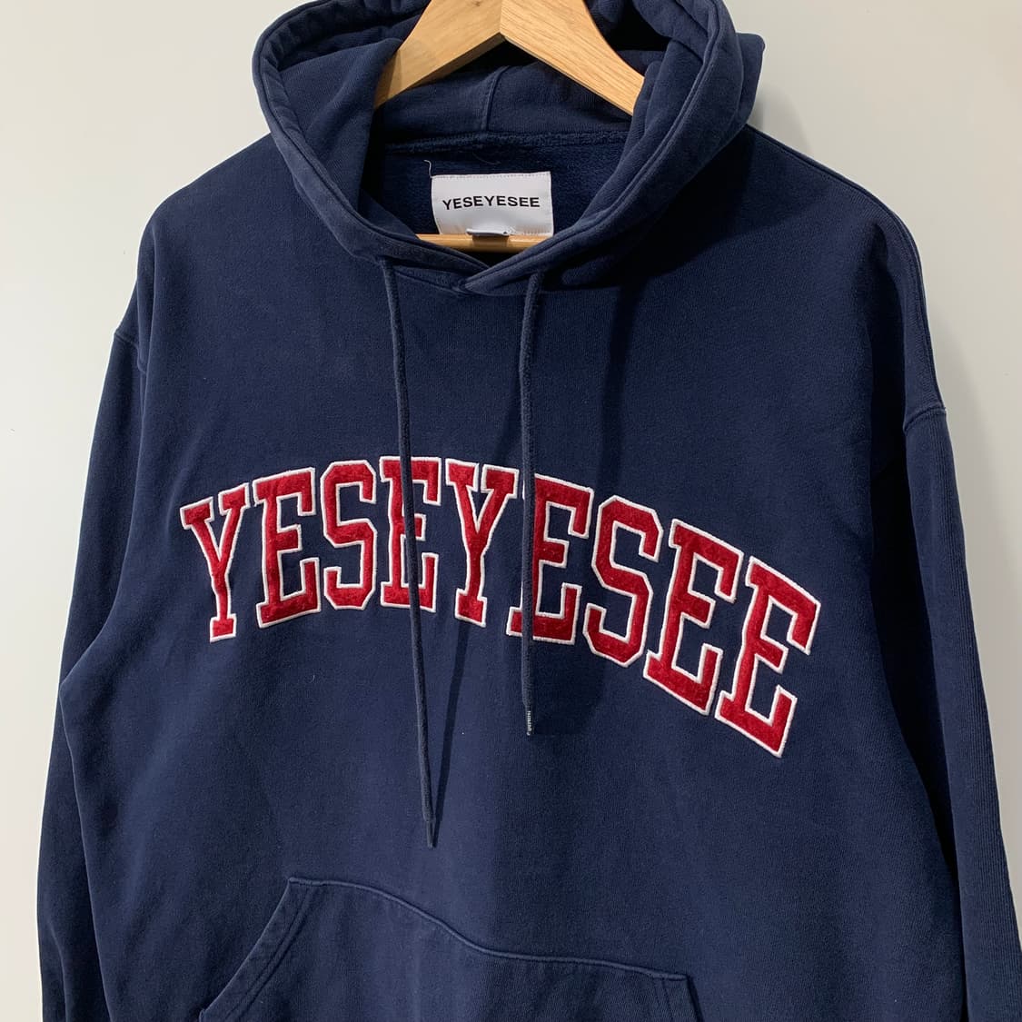 예스아이씨 네이비 후드티  상품이미지2